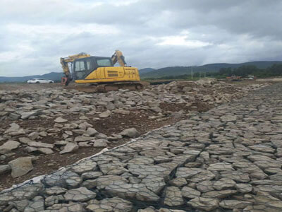 石籠網(wǎng)河道擋土墻